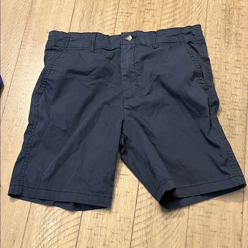 Slate & Stone Dark Blue Flat Front Shorts